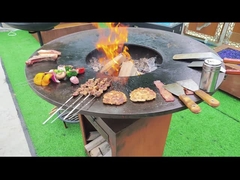 D800mm抵抗力がある携帯用Corten鋼鉄鋼鉄BBQのグリルの屋外の天候