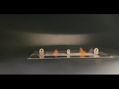 中断されたエタノールの暖炉の屋根を掛ける上限の繭は取付けた