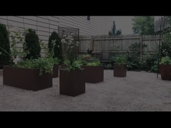 オーダーメイド 郵便箱 プランター 箱 庭 金属 飾り 耐候