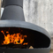 黒いISO9001木製の非常に熱い火は800mm中断された木製バーナーを凹める
